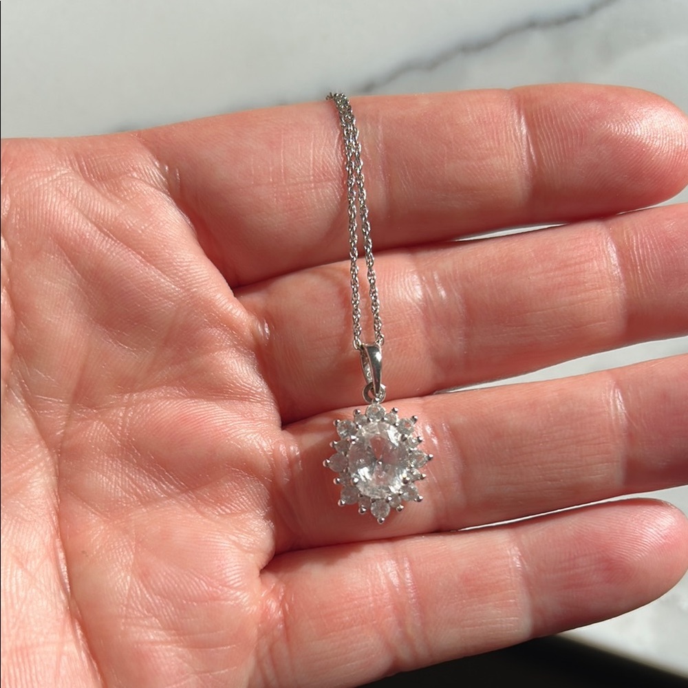 Elegant Silver Pendant Necklace